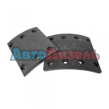 Накладка на колодку тормозную передняя верх+низ (2шт) серая WG9100440029/WG9100440027 STEYR
