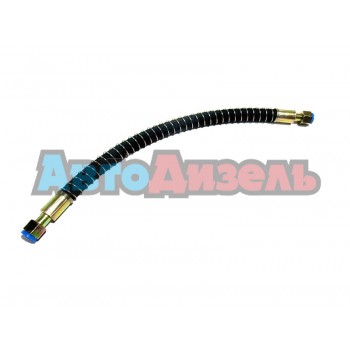 Шланг тормозной с гайками на обоих концах L=500 мм DZ9100360171 SHAANXI X6000 Оригинал