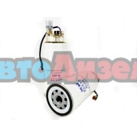 Фильтр топливный PL420/612600081335 с подогревом (плоская фишка) белый JIESHI