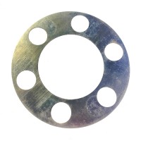 Пластина стопорная балансира (7 отверстий круглая, S=0.5 мм) SHAANXI F3000 99014520265