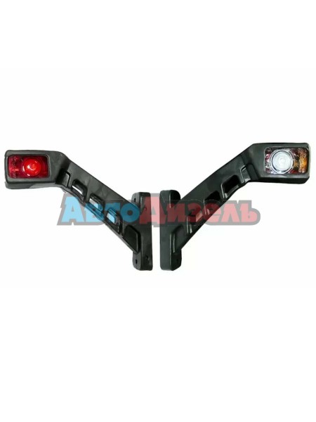 Фонарь габаритный боковой (рога) 12/24V LED