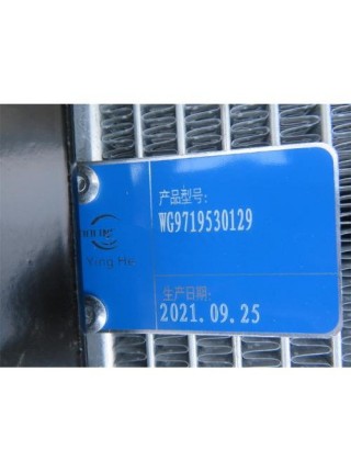 Радиатор охлаждения алюминий бачки пластик WG9715530129/WG9729530129 HOWО