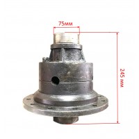 Картер дифференциала редуктора моста в сборе с крестовиной (отверстие 11,5мм шестерня полуоси Z=16) посадочное место подшипника Ф75мм