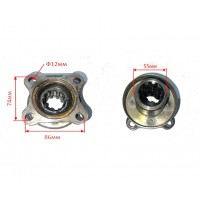 Фланец КПП 4-отверстия, Z=10, высота 70мм Погрузчик RONGWEI ZL933