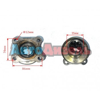 Фланец КПП 4-отверстия, Z=10, высота 70мм Погрузчик RONGWEI ZL933