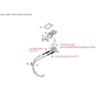 Трос на КПП переключения передач L=3240 мм 1703060-К0903 DONG FENG дв:С260-20