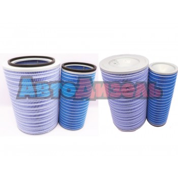 Фильтр воздушный K3046 внизу с углублением HOWO 2007 г/Автобус KLQ-6116G AFORTO