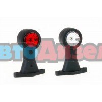 Фонарь габаритный боковой (рога) 130мм с проводом 12/24V LED Fristom FT-009 B